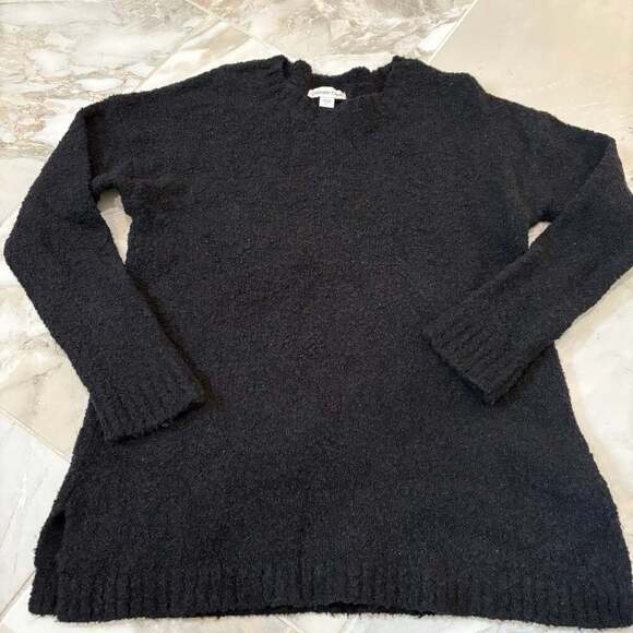 Coldwater Creek Sweaters - Sanctuary Popcorn Knit Pullover Sweater in Black